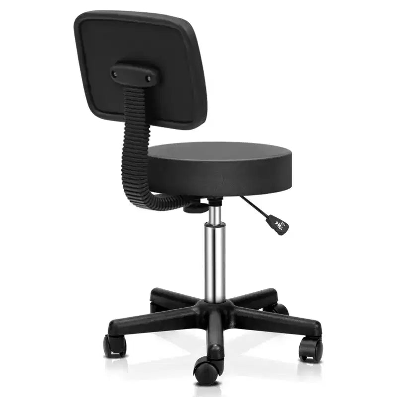 Tabouret de bar roulant Chaise de beauté de salon de massage hydraulique réglable avec dossier