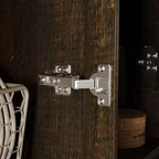 Buffet de cuisine moderne avec portes vitrées, organisateur de cuisine multi-tiroirs, garde-manger avec rangement, assemblage facile, parfait pour tout aménagement de cuisine