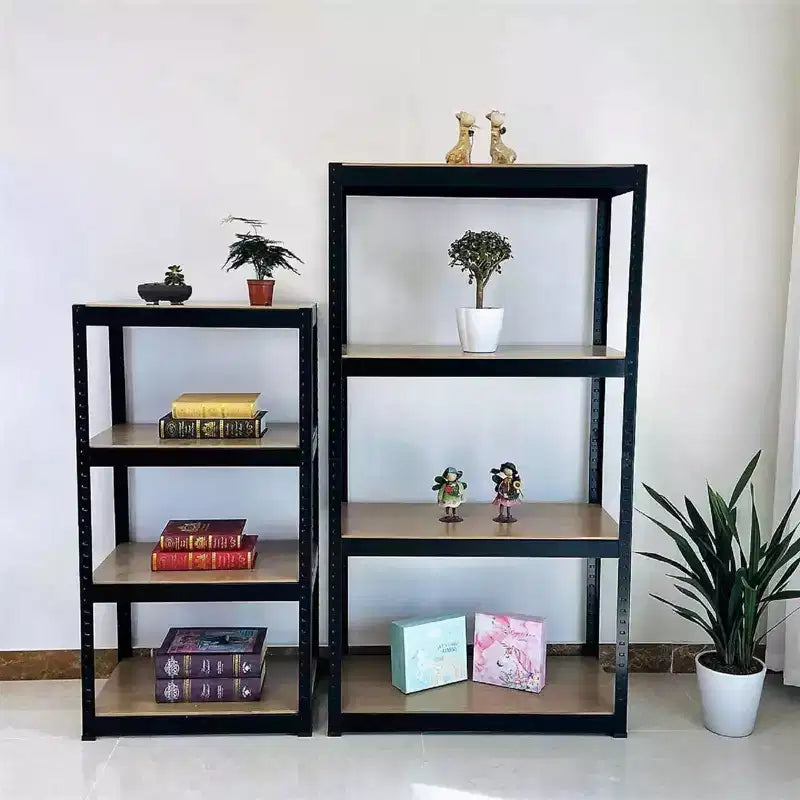 Étagère de rangement à 5 niveaux, étagère de rangement robuste en métal pour garage, étagères de rangement réglables à 5 niveaux pour cuisine, sous-sol, garage 60x40x120cm