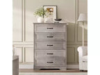 6 Commodes de Chambre, Commode de Rangement, Commode Moderne de Style Ferme en Bois, Commode Organiseur de Rangement