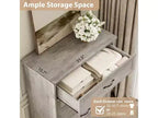 6 Commodes de Chambre, Commode de Rangement, Commode Moderne de Style Ferme en Bois, Commode Organiseur de Rangement