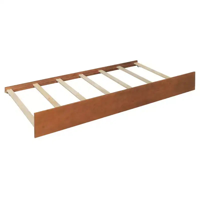 Lit cabane en bois de taille double avec lit gigogne de taille double