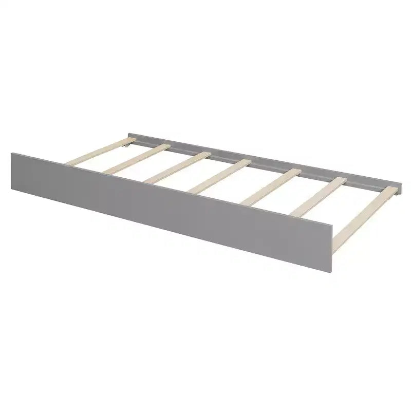 Lit cabane en bois de taille double avec lit gigogne de taille double