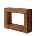 Console de ferme de 47 pouces, table console d'entrée en bois, table d'appoint industrielle pour le salon, l'entrée, le hall