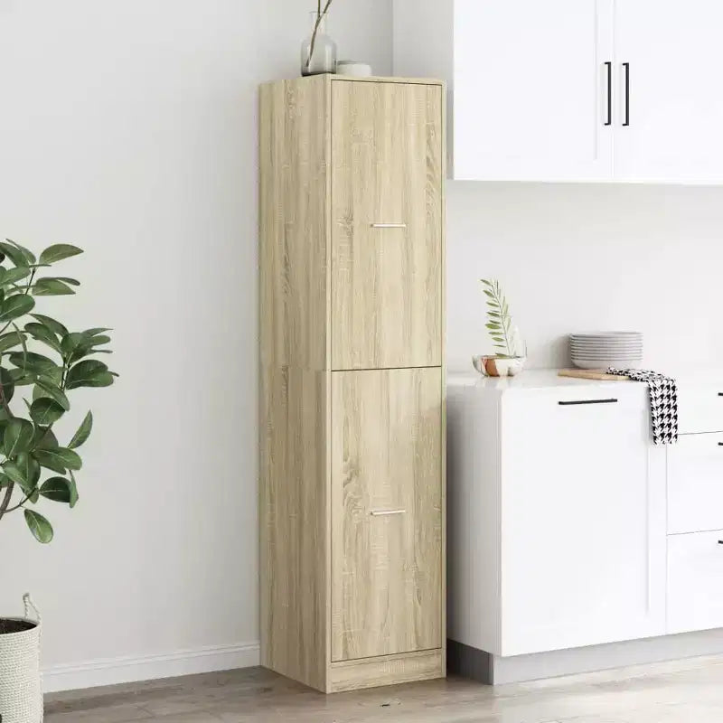 XL Armoire à pharmacie Chêne Sonoma Bois d'ingénierie Haut