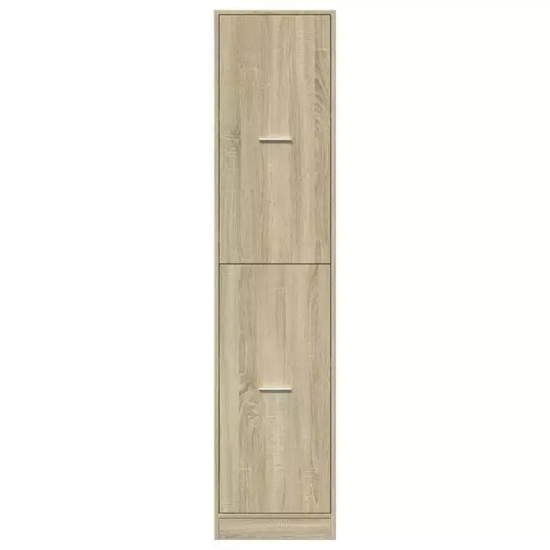 XL Armoire à pharmacie Chêne Sonoma Bois d'ingénierie Haut