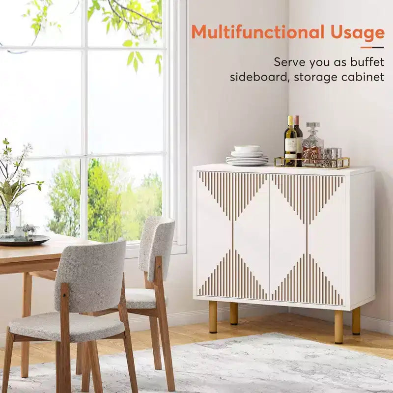 Armoire de rangement moderne blanche de 150 cm